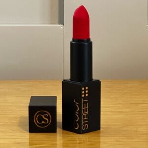 Color Street Lip Stick Spicy Velvet Finish Vivid Orangey Red New